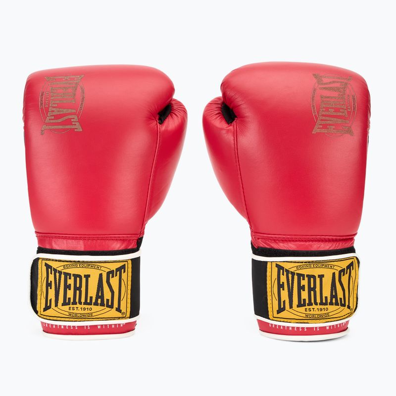 Guantoni da boxe Everlast 1910 Classic red 2