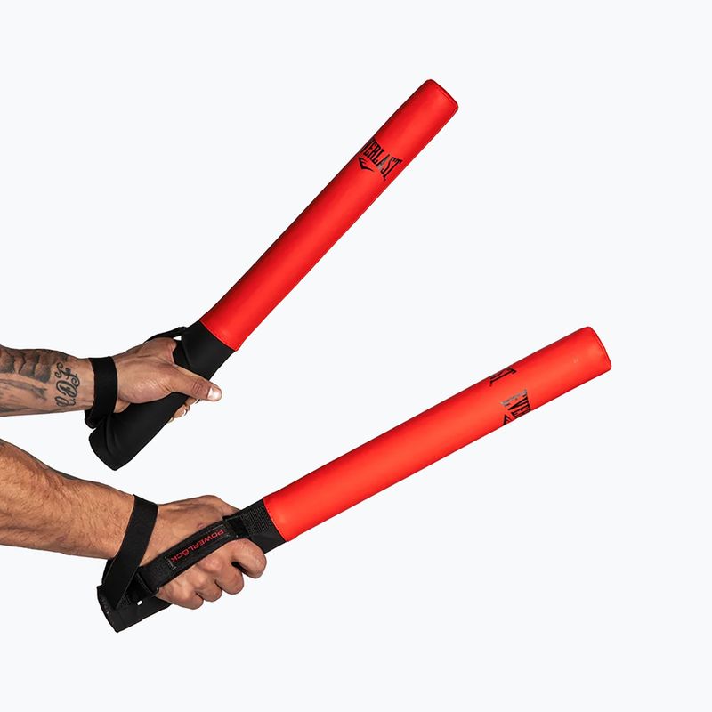 Everlast Powerlock Stiks manganelli da allenamento rosso