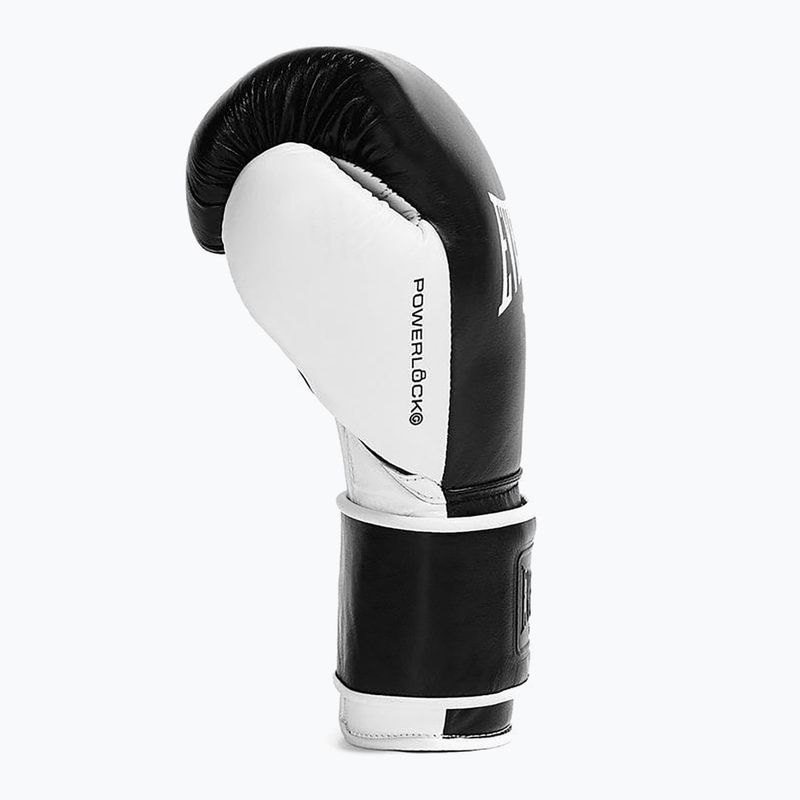 Guantoni da boxe Everlast Powerlock Pro OG H&L black/white 3