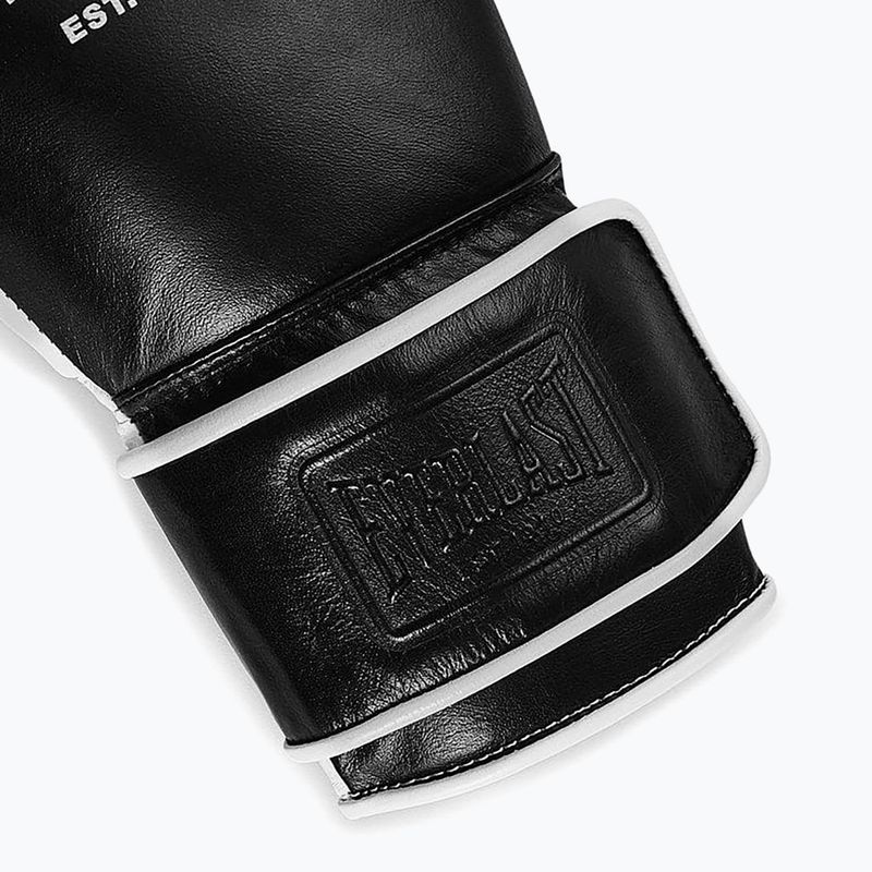 Guantoni da boxe Everlast Powerlock Pro OG H&L black/white 4