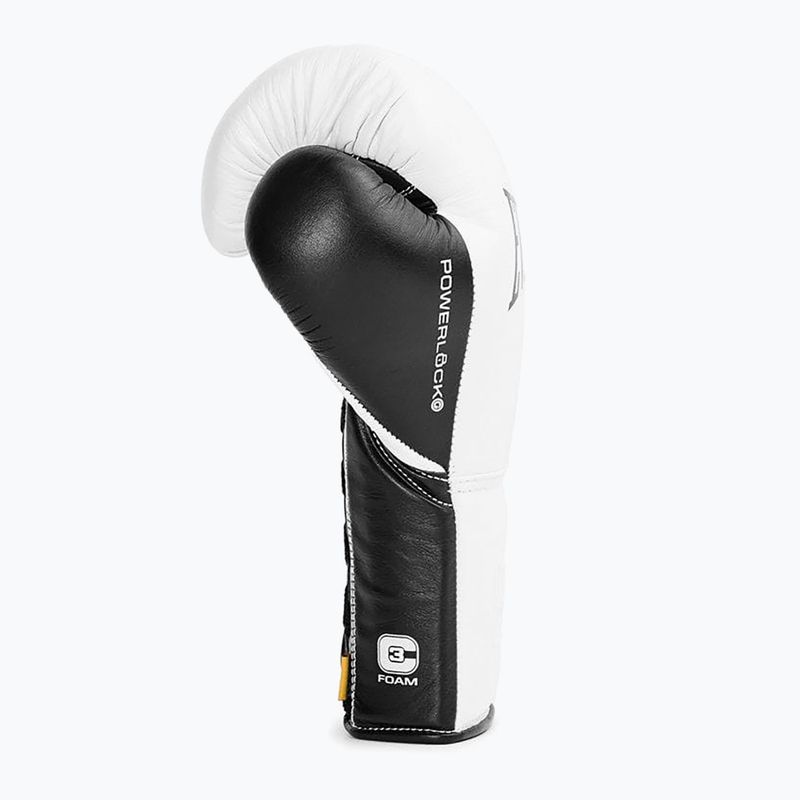 Guantoni da boxe Everlast Powerlock Pro OG Laced white/black 3