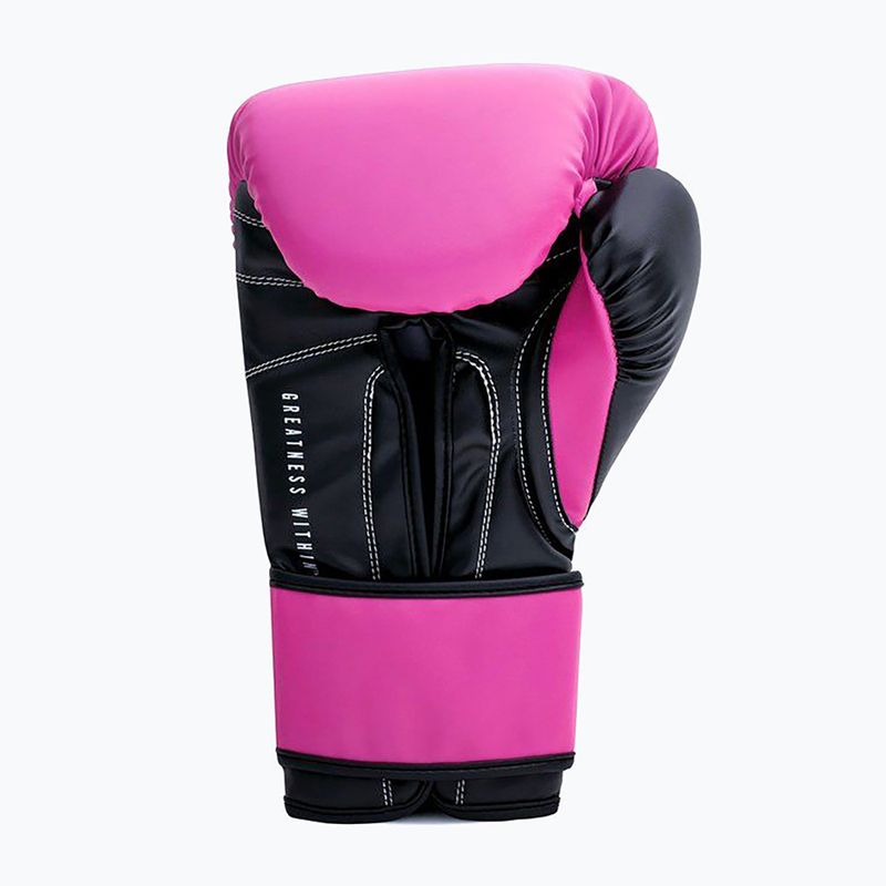 Guantoni da boxe Everlast Powerlock Pro OG H&L Training Glove pink/black 3