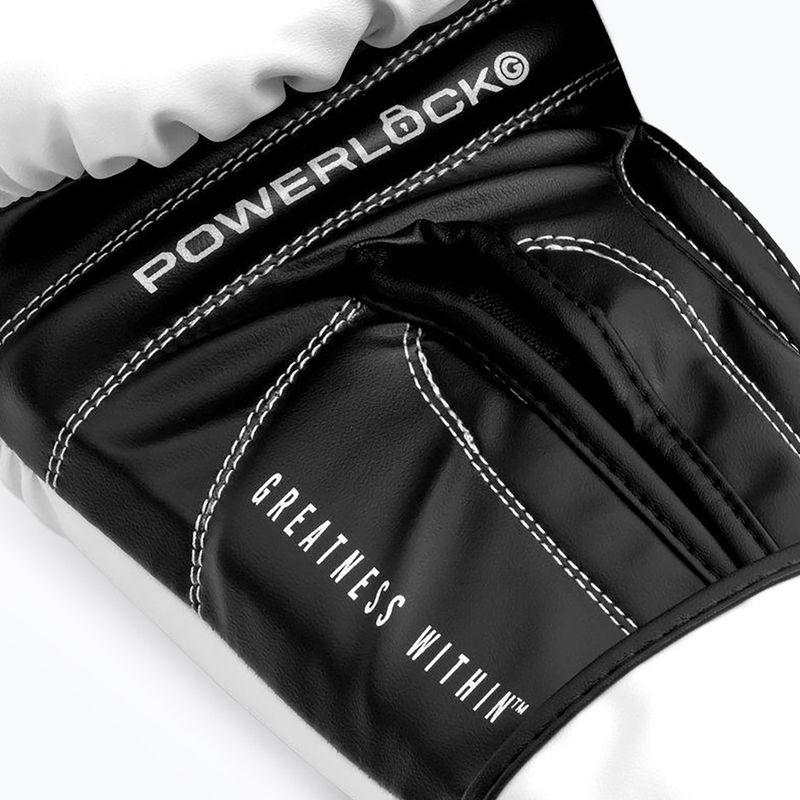 Guantoni da boxe Everlast Powerlock Pro OG H&L Training Glove black/white 6