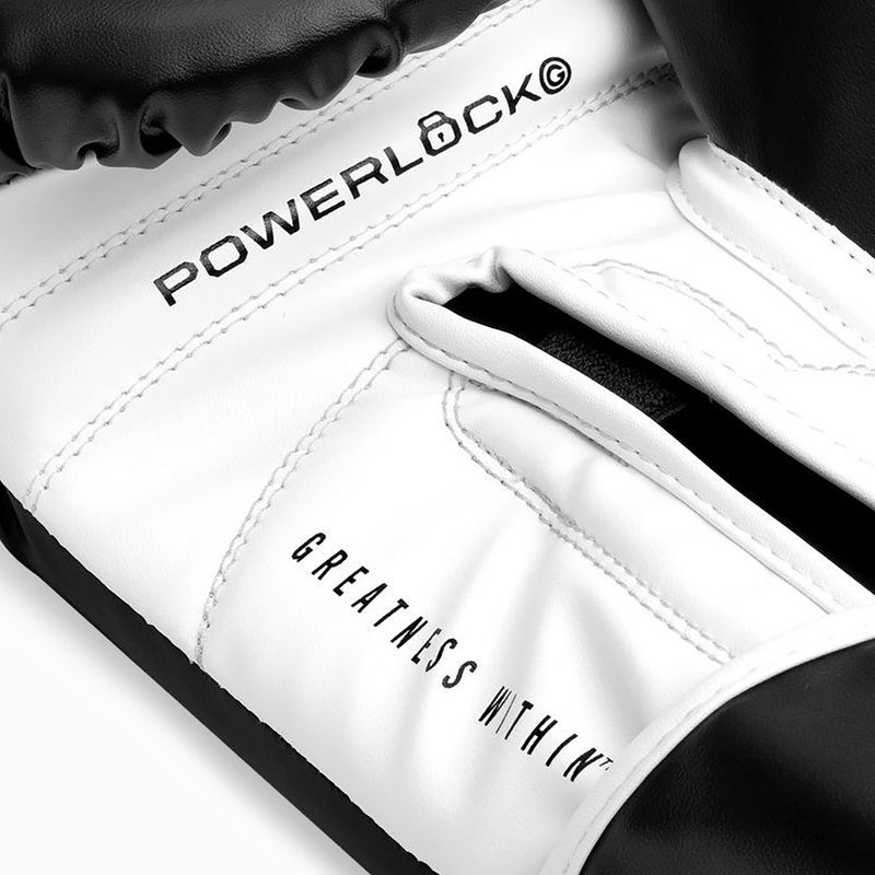 Guantoni da boxe Everlast Powerlock Pro OG H&L Training Glove white/black 6