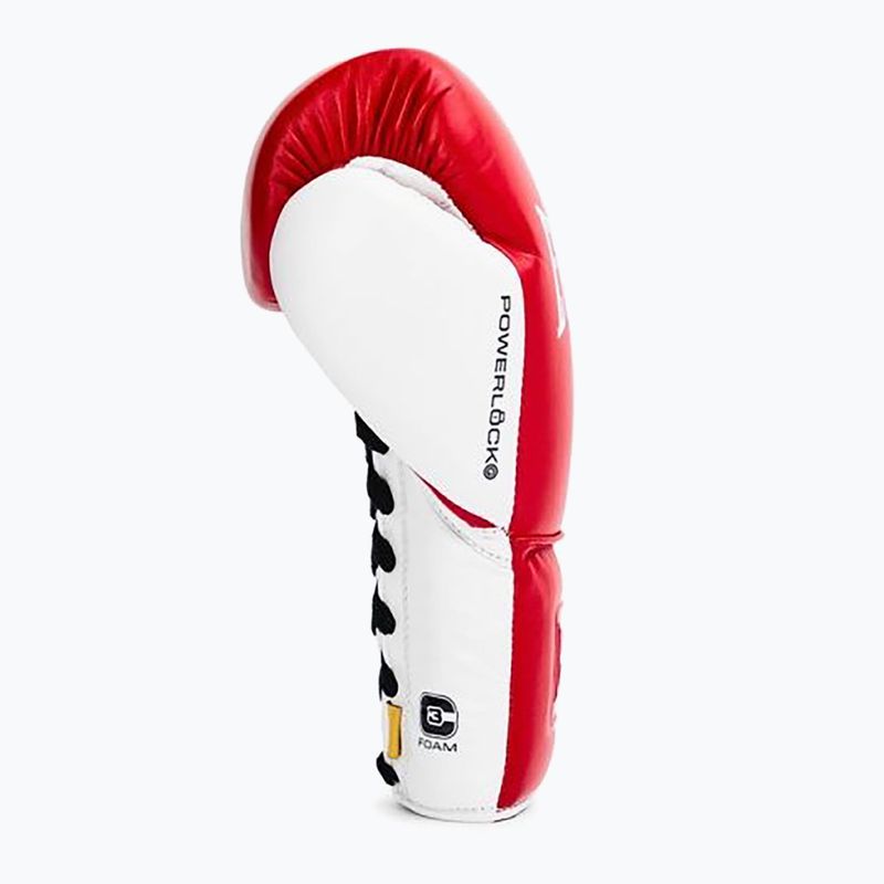 Guantoni da boxe Everlast Powerlock OG Pro Fight red/white 3