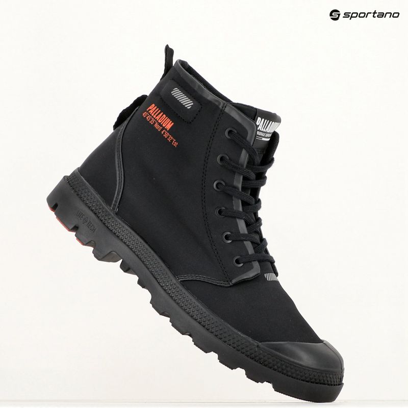 Palladium Pampa Lite+ Hi stivali neri 10