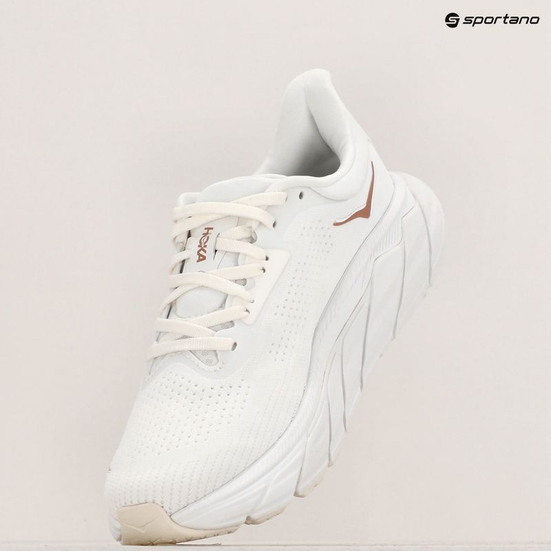 Scarpe da corsa da donna HOKA Arahi 7 blanc de blanc/rose gold 17