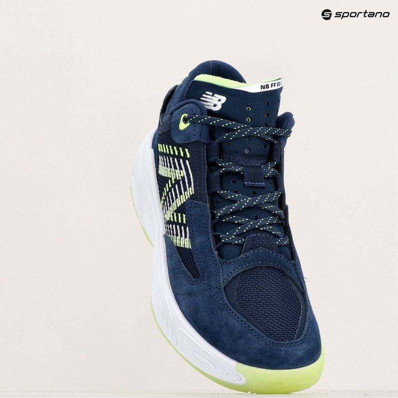 Scarpe da basket New Balance Fresh Foam BB v2 navy/lime 9