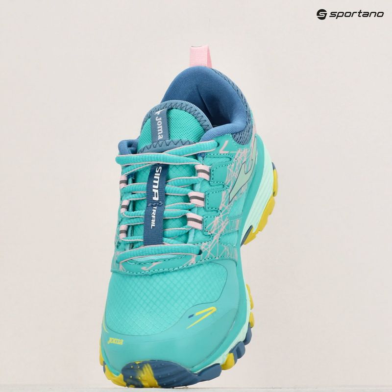 Scarpe da corsa per bambini Joma Sima verde/grigio 10