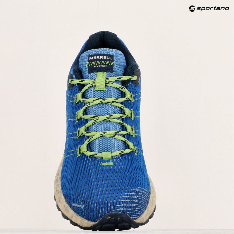 Merrell Fly Strike, scarpe da corsa blu da uomo 9