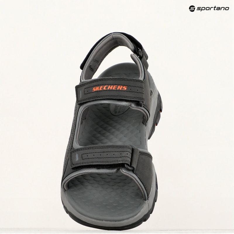 SKECHERS Tresmen Garo sandali da uomo nero 14