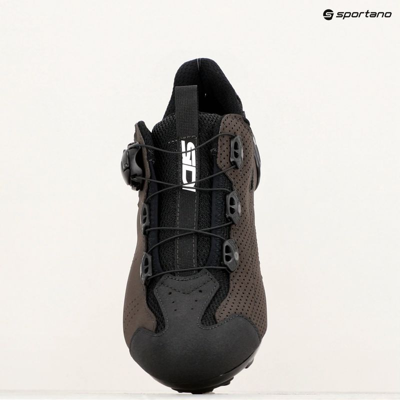 Scarpe da ciclismo MTB da uomo Sidi MTB Gravel nero/marrone 11