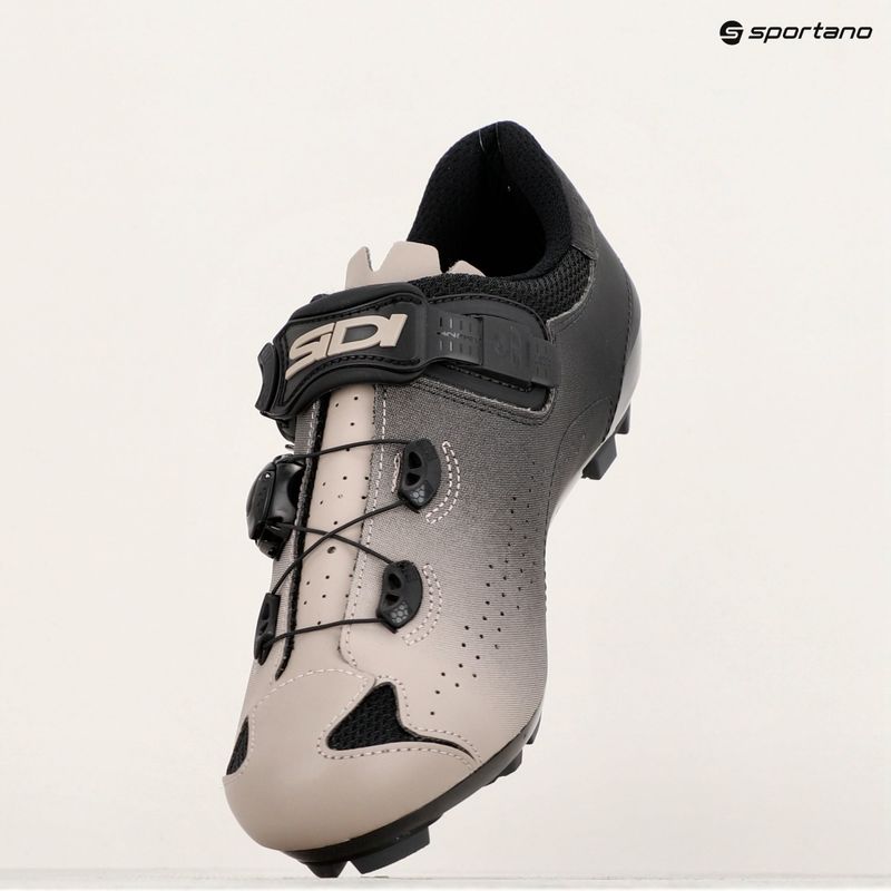 Scarpe da ciclismo MTB da uomo Sidi Eagle 10 grigio/nero 11