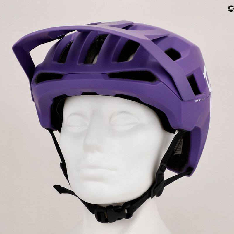 Casco da bicicletta POC Kortal Race MIPS purple/uranium black metallic matt 10