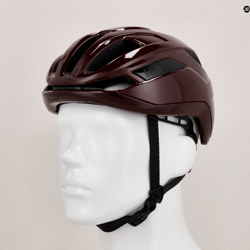 Casco da bicicletta KASK Sintesi rosso vino 11