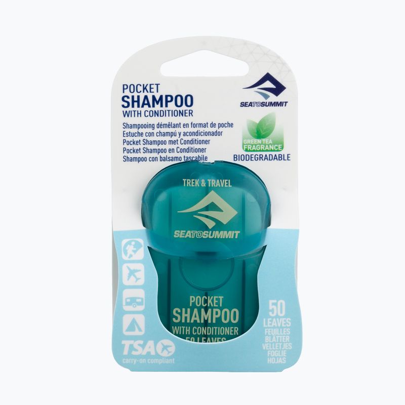 Shampoo in fogli Sea To Summit Trek & Travel Pocket Conditioning Shampoo 50 pcs. blue 2