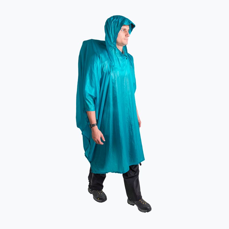 Sea to Summit Ultra-Sil Nano Tarp poncho antipioggia blu 6