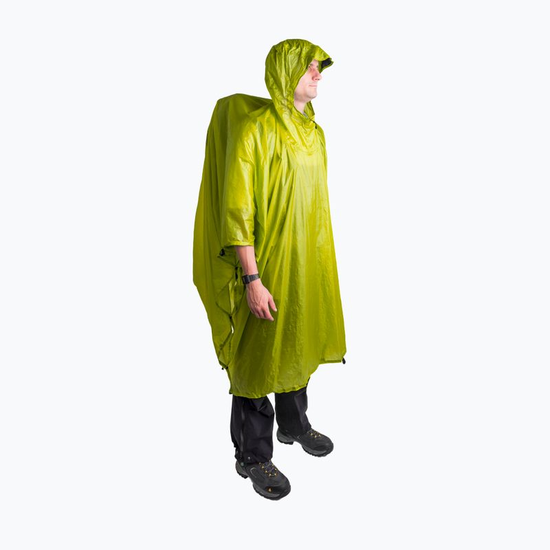 Sea to Summit Ultra-Sil Nano Tarp Poncho pioggia lime 6