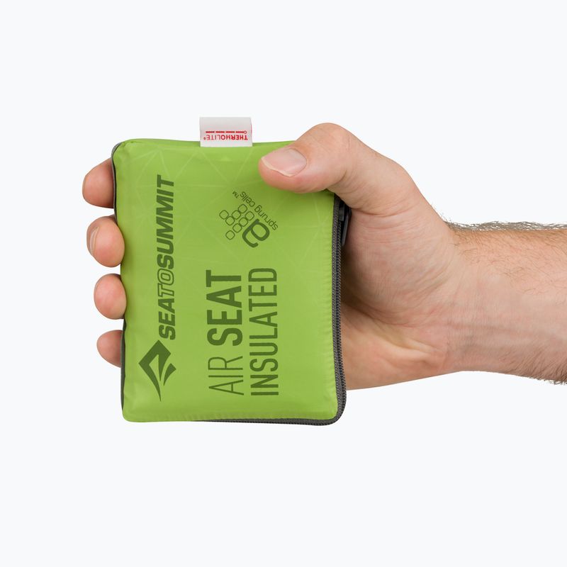 Materassino gonfiabile da seduta Sea to Summit Air Seat Insulated green 10