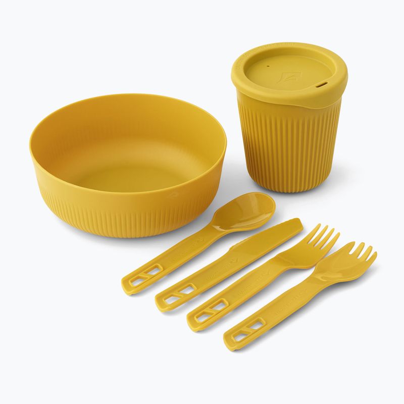Set di stoviglie Passage di Sea to Summit, giallo arrowwood 2