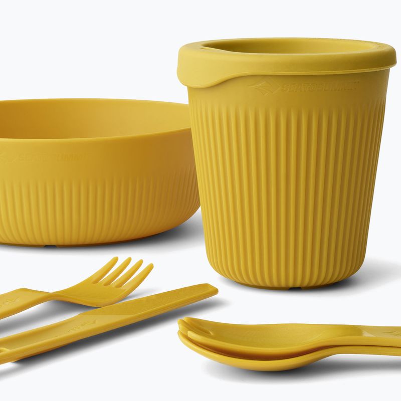 Set di stoviglie Passage di Sea to Summit, giallo arrowwood 3