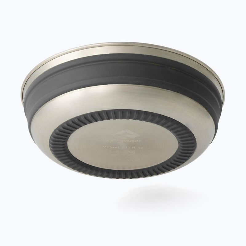 Sea to Summit Detour Ciotola pieghevole in acciaio inox 665 ml grigio beluga 2