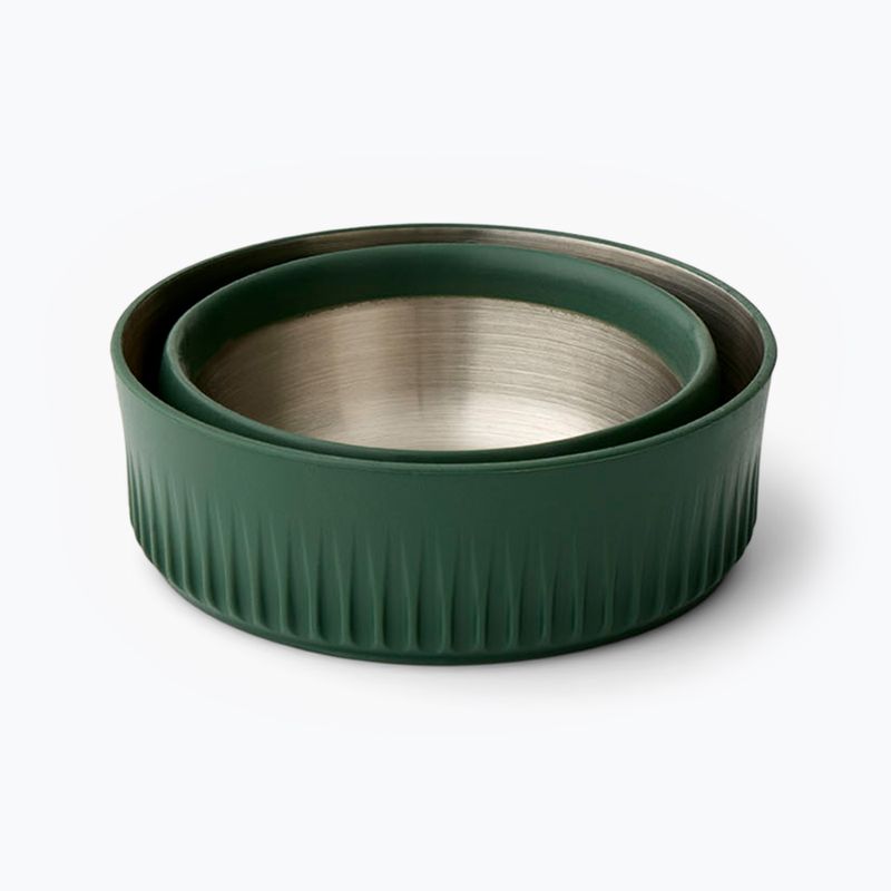 Tazza da viaggio Sea To Summit Detour in acciaio inox pieghevole da 475 ml con corona d'alloro 2