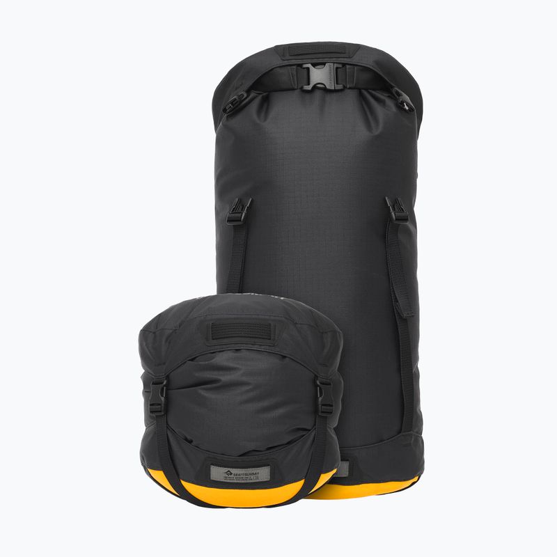 Sacco compressione impermeabile  Sea to Summit Evac Compression Dry Bag HD 20 l jet black 4
