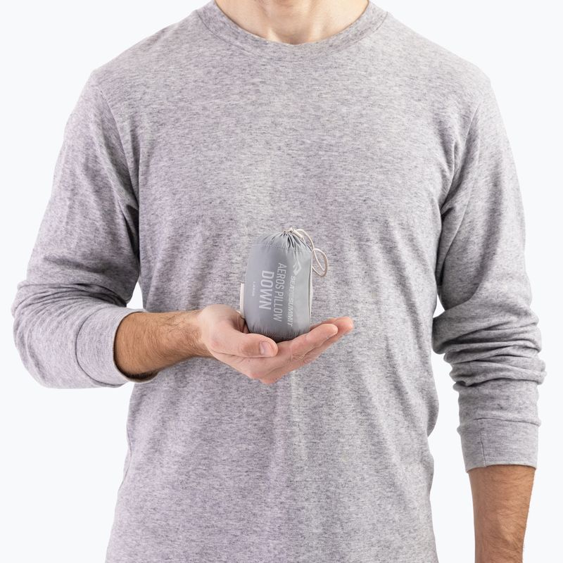 Cuscino da viaggio Sea to Summit Aeros Down L neutral grey 5