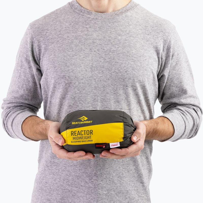 Lenzuolo interno per sacco a pelo Sea To Summit ReacTor Midweight beluga 5