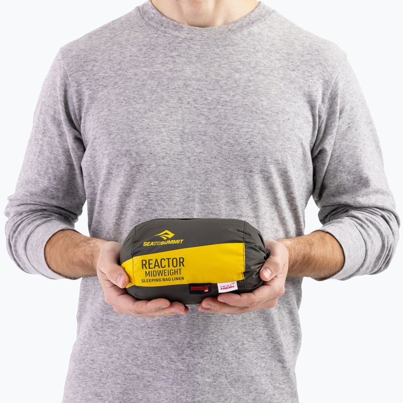 Lenzuolo interno per sacco a pelo Sea To Summit ReacTor Midweight beluga 5