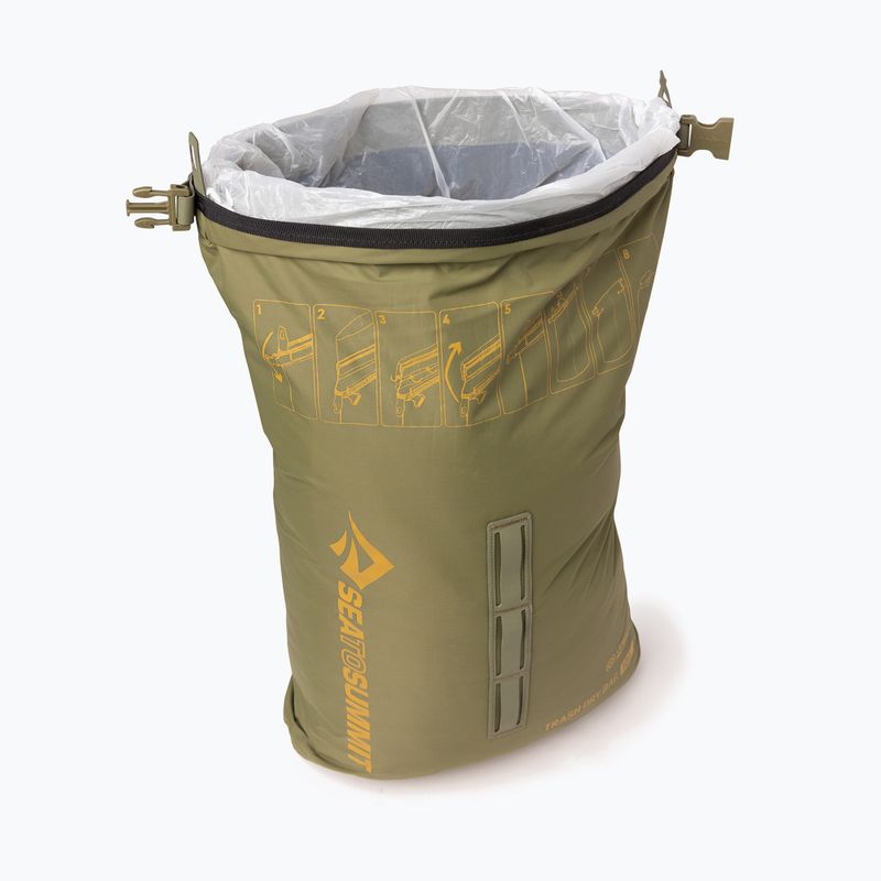 Sacco per rifiuti Sea To Summit Trash Dry 10 l burnt olive 2