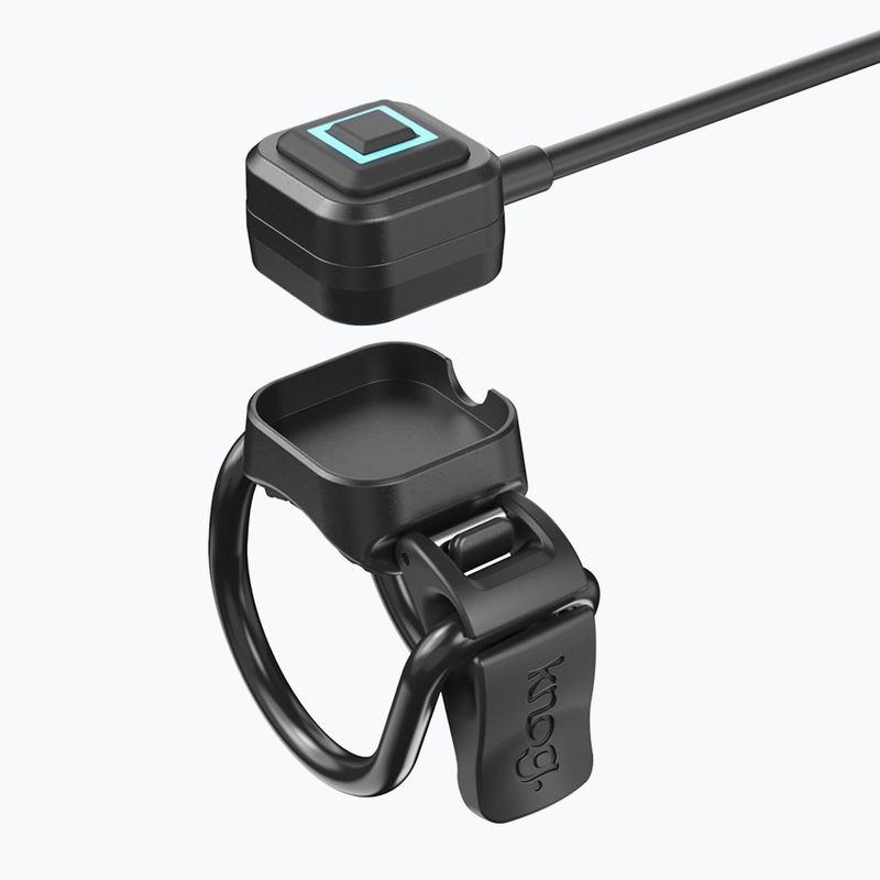 Knog Blinder X 1800 luce anteriore per bicicletta + batteria 10000mAh nero 5