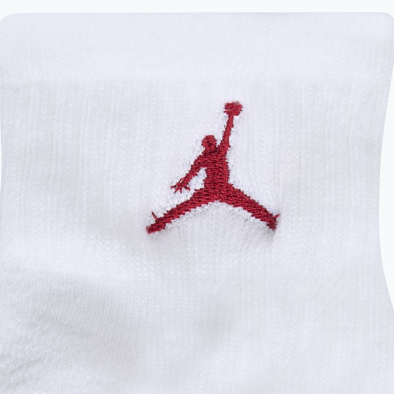 Skarpety dziecięce  Nike Air Jordan Jumpman Quarter 3 pary white 3