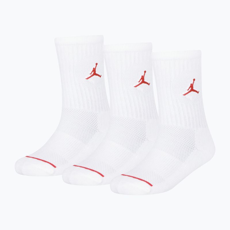 Calzini per bambini Air Jordan Jumpman Crew 3 pairs white