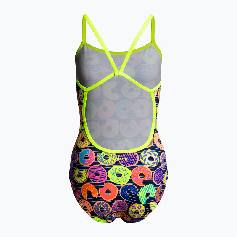 Funkita donna costume da bagno intero con cinturino singolo, ciambelle da inzuppare 2