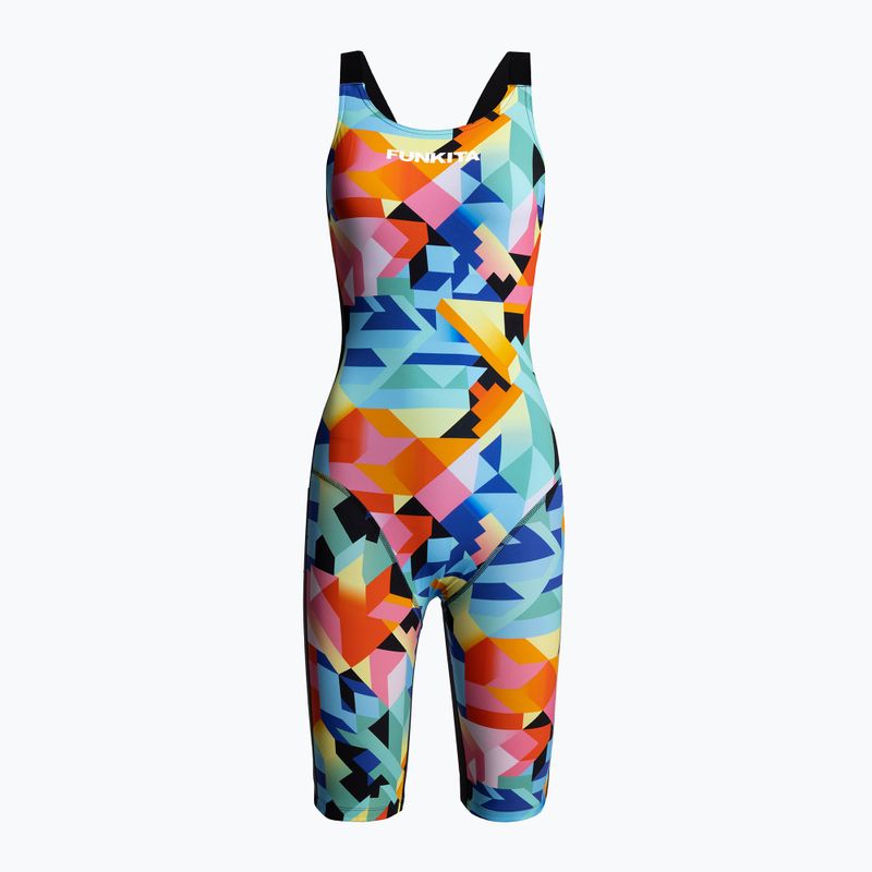 Costume da bagno triathlon donna Funkita Apex Blast Free Back colore burst