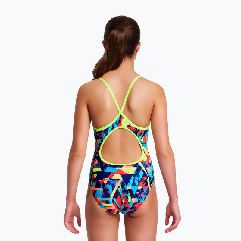 Funkita Diamond Back costume da bagno intero per bambini One Piece barre bloccate 6