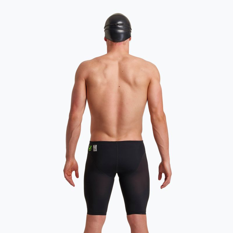 Uomo nuoto jammers Funky Trunks Apex Viper attacco nero 6