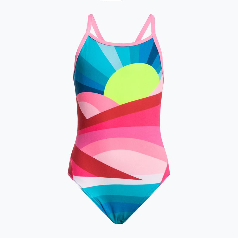 Funkita Diamond Back One Piece costume da bagno per bambini summit sunset