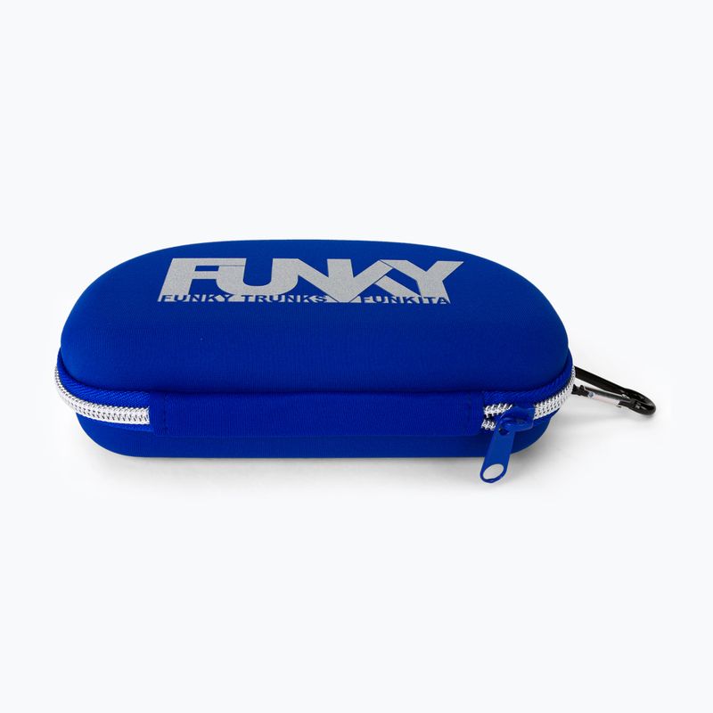 Custodia per occhialini da nuoto Funky Case Closed Goggle blu 2