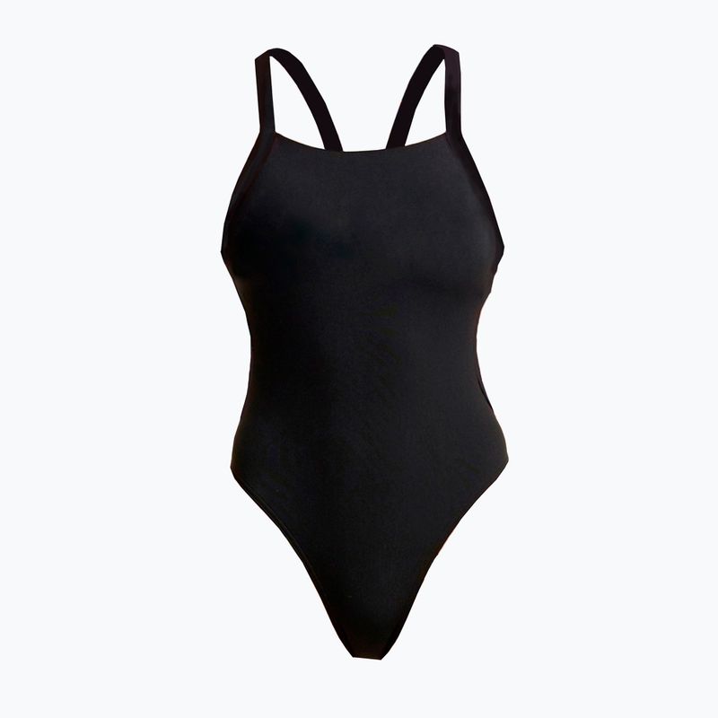 Funkita Costume da bagno intero senza bretelle Donna Ancora Nero