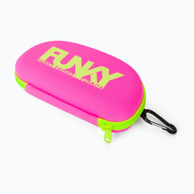 Custodia per occhialini da nuoto Funky Case Closed Goggle rosa