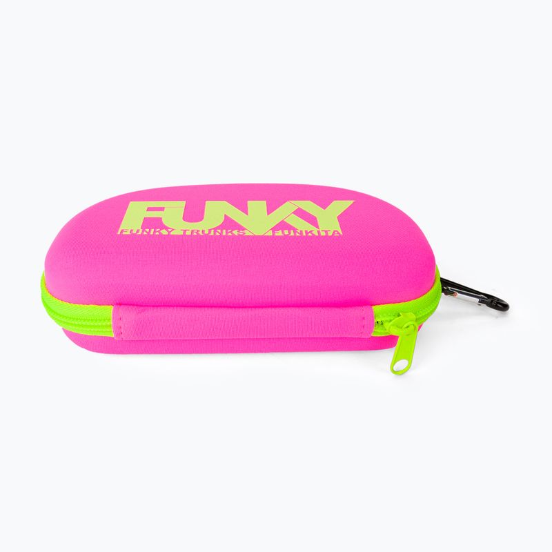 Custodia per occhialini da nuoto Funky Case Closed Goggle rosa 2