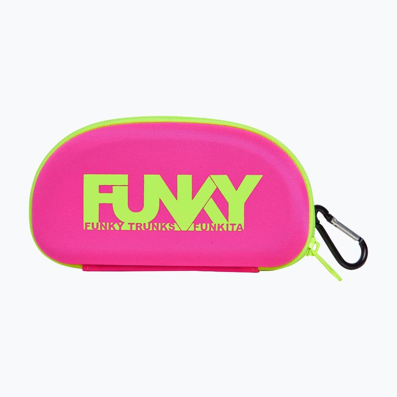 Custodia per occhialini da nuoto Funky Case Closed Goggle rosa 5