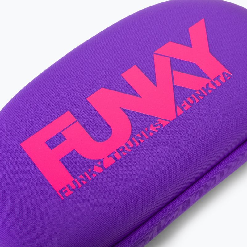 Custodia per occhialini da nuoto Funky Case Closed Goggle viola 4