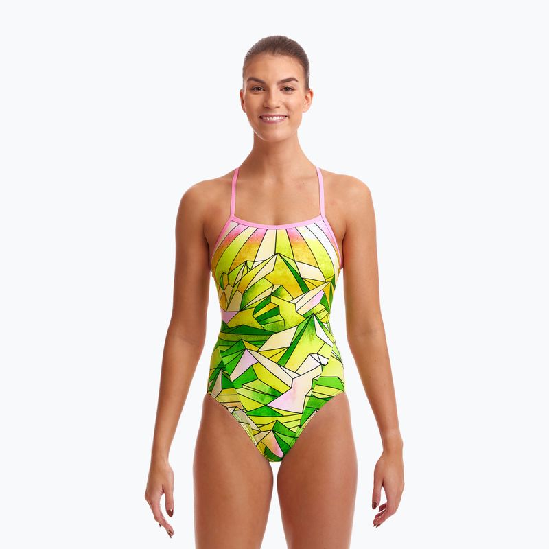 Costume da bagno intero con cinturino singolo Funkita da donna ossi kosi 5