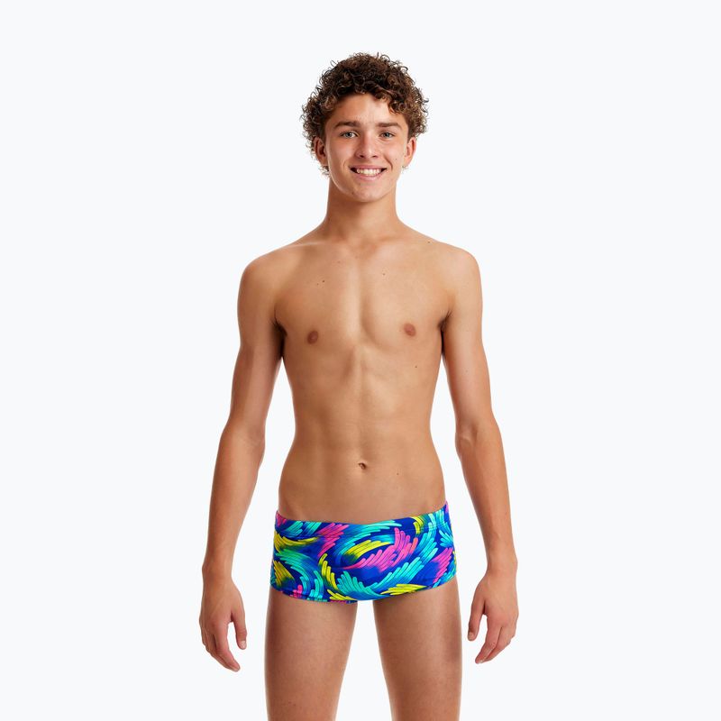 Funky Trunks Sidewinder Trunks Boxer da nuoto per bambini con sollevamento ad aria compressa 5
