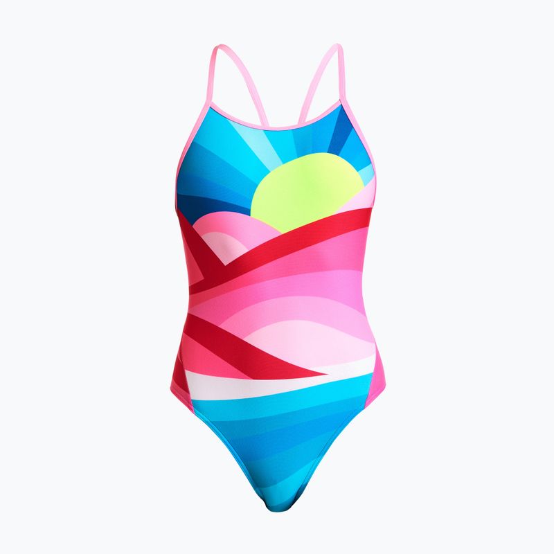 Funkita Diamond Back One Piece costume da bagno per bambini summit sunset 4