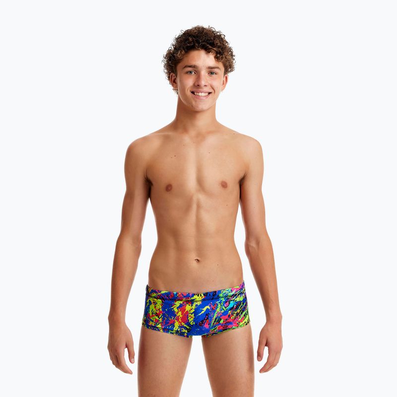 Slip da bagno per bambini Funky Trunks Sidewinder Trunks paint smash 5